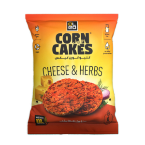 Cleo Corn Cakes Cheese & Herbs - 36gm