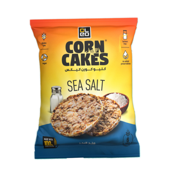 Cleo Corn Cakes Sea Salt - 36gm