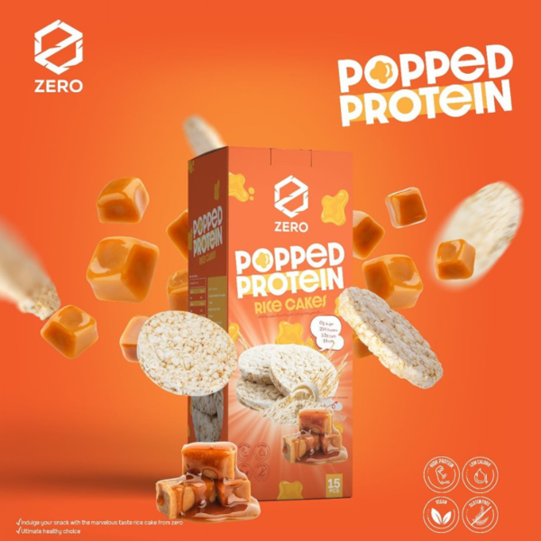 Zero Protein Rice Cake Salted Caramel - زيرو بروتين رايس كيك الكراميل المملح