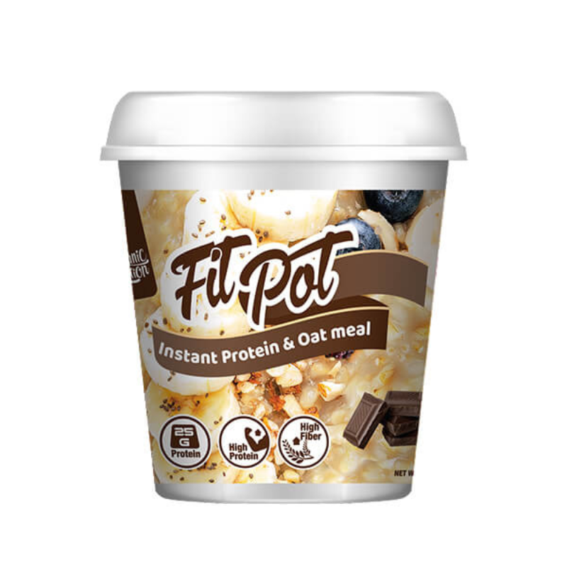 Fit Pot Instant Protein & Oat Meal - Chocolate 60gm